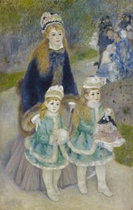 プロムナード 作： Pierre Auguste Renoir